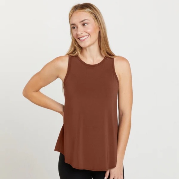 Shebird Freedom Racerback Tank in Downtown Brown - Picture 1 of 6